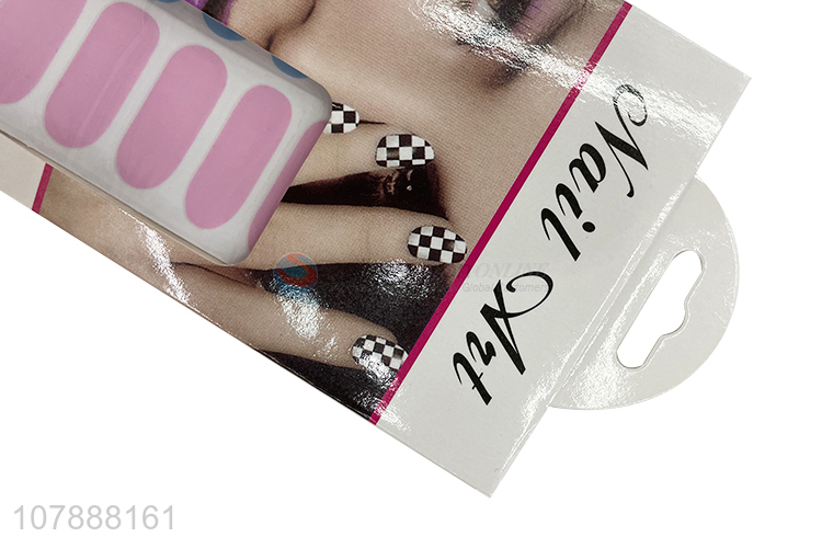 Recent design kawaii nail polish strips nail wraps nail decoration