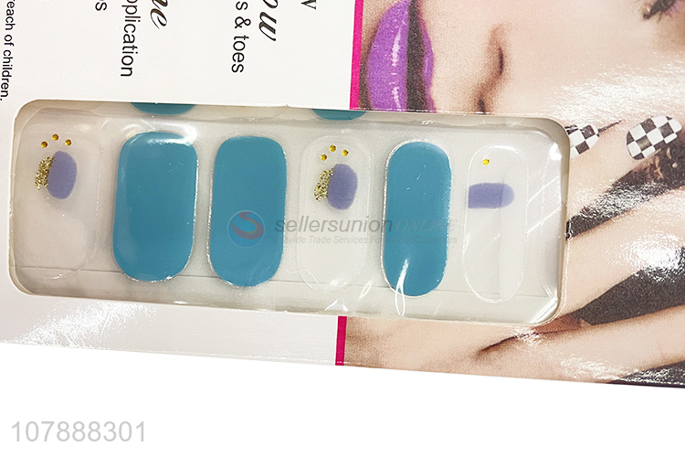 China supplier fashion real nail polish strips nail art supplies