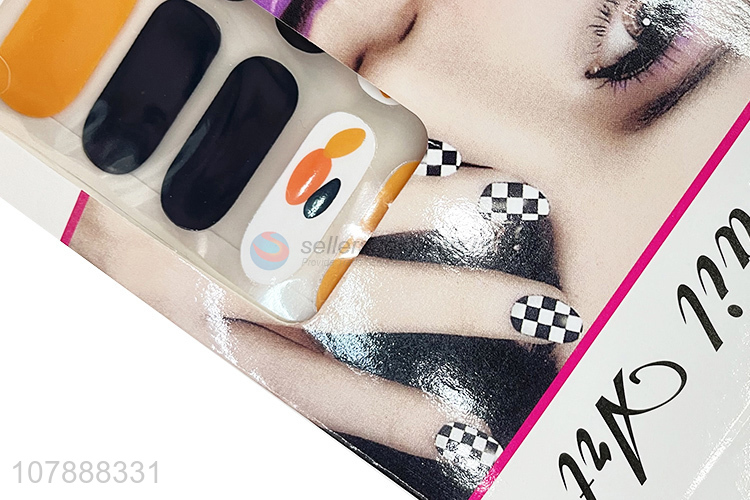 High quality fall winter nail polish strips nail decorations