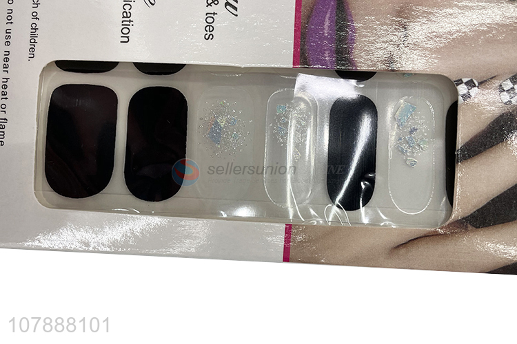 Promotional items waterproof full cover gel nail wraps nail art