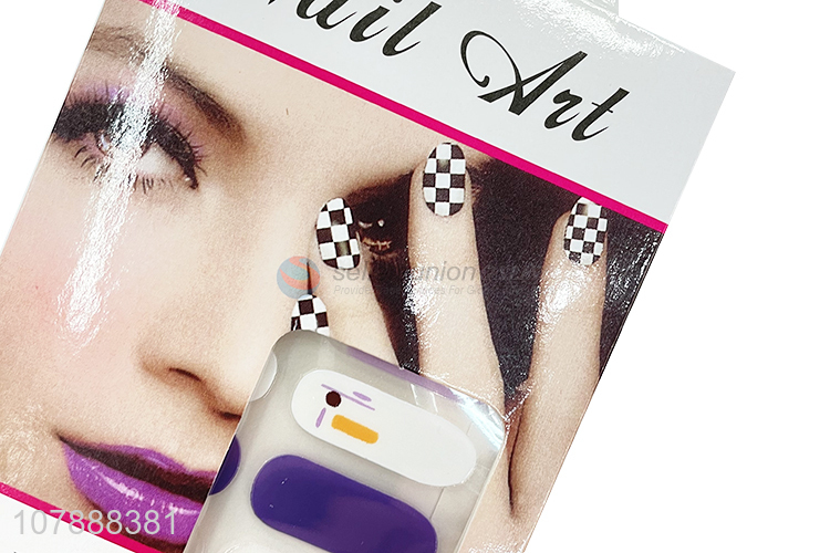 Online wholesale mixed color nail wraps nail decal for nail art