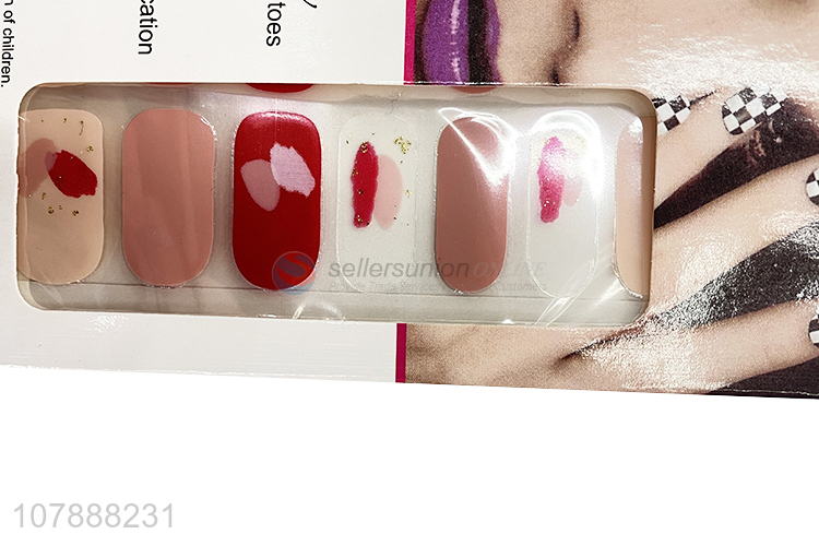 High quality fall winter metallic nail foil nail wraps wholesale