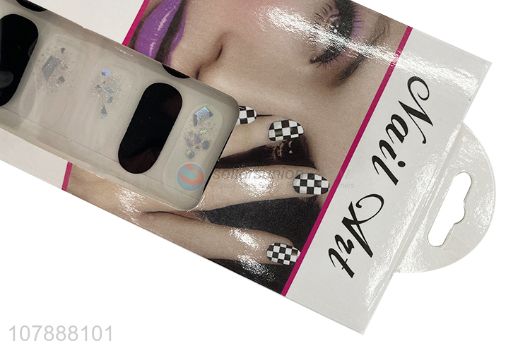 Promotional items waterproof full cover gel nail wraps nail art