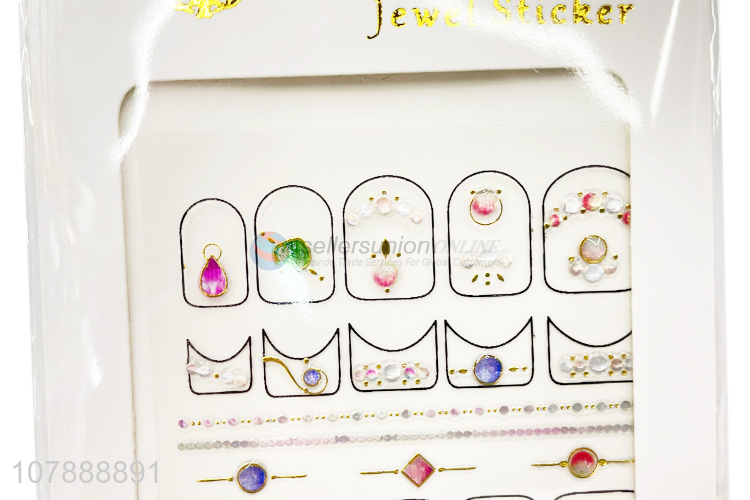 Custom Exquisite Jewelry Nail Stickers Nail Art Decals