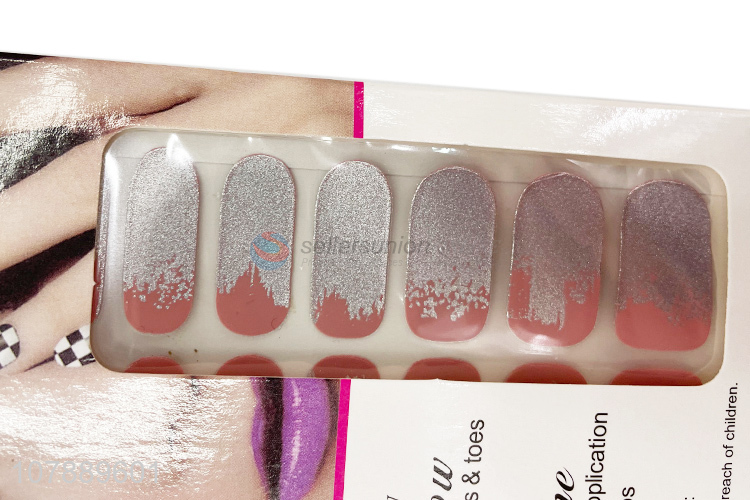 Hot Selling Nail Sticker Ladies Nail Art Decals For Nail Decoration