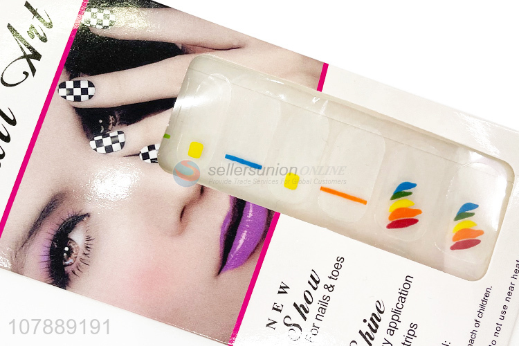 Fashion Manicure Nail Art Sticker Self Adhesive Nail Decals