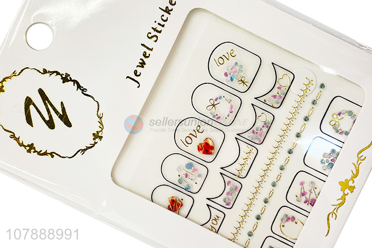 Newest Jewelry Sticker Nail Sticker Self-Adhesive Nail Decals