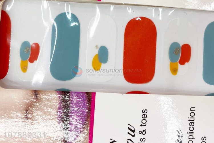 Wholesale Long Lasting Nail Sticker Nail Art Decals For Women