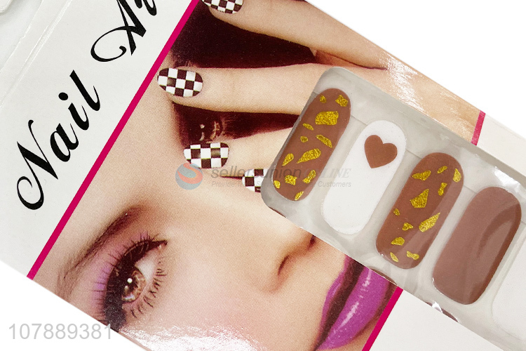 Factory Direct Sale Nail Decals Adhesive Nail Stickers