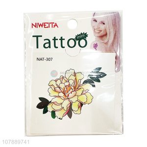Best Selling Flower Pattern Temporary Tattoo Stickers