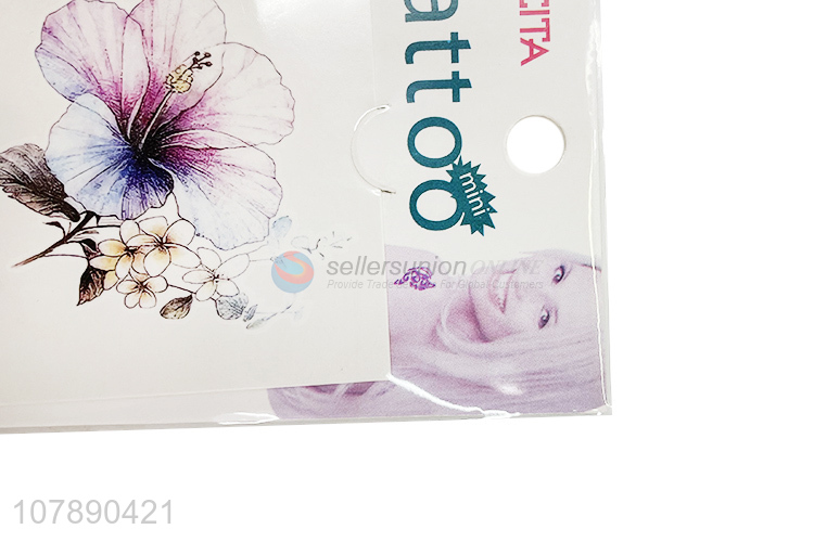 Delicate Flower Pattern Temporary Tattoo Stickers For Body Fashion