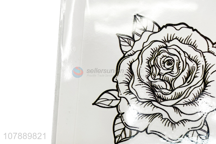 Promotional Beautiful Flower Pattern Non-Toxic Tattoo Stickers