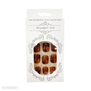 Best Quality Pre-Glued <em>Artificial</em> Nail Tips Nail Art Fake <em>Nails</em>