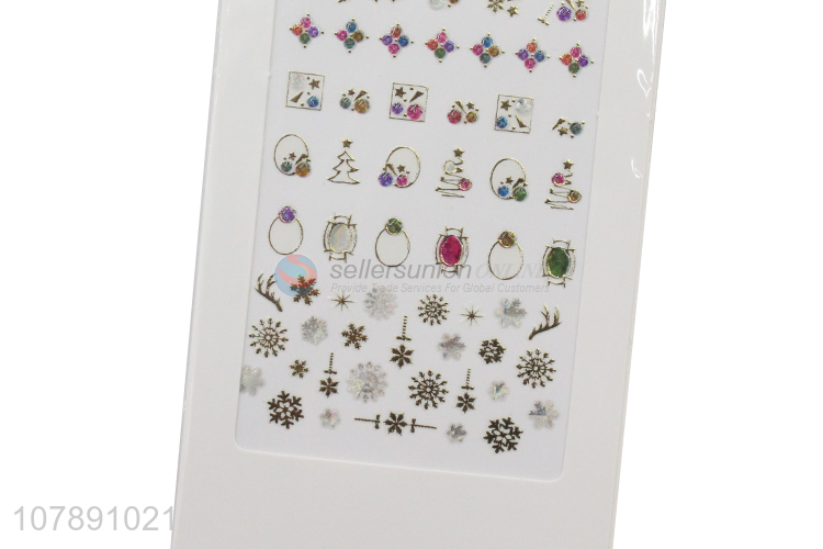 Factory wholesale multicolor paper decorative nail stickers