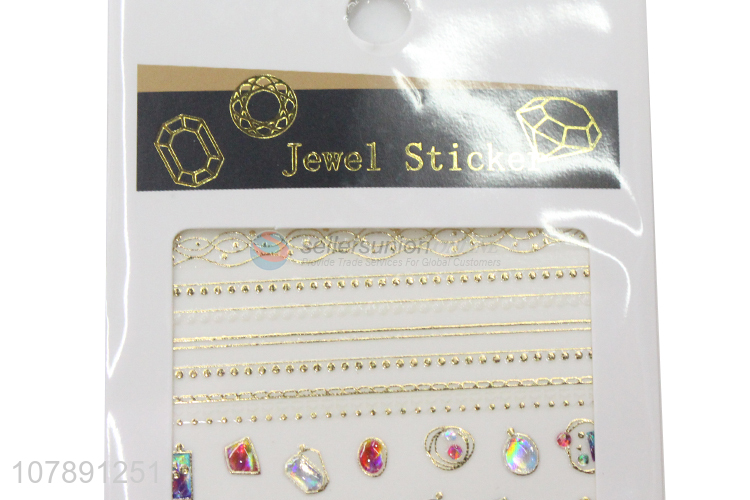 High quality creative nail art drill paper nail sticker decoration