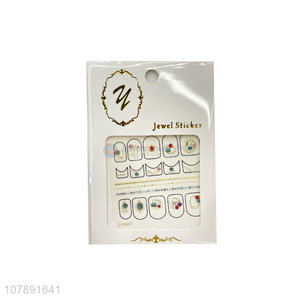 New product multicolor paper nail art stickers decoration wholesale
