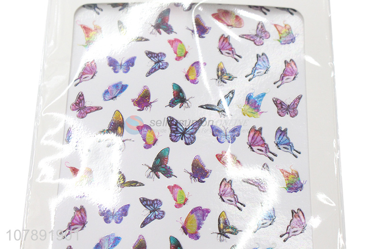Cheap price long lasting nail butterfly stickers for decoration