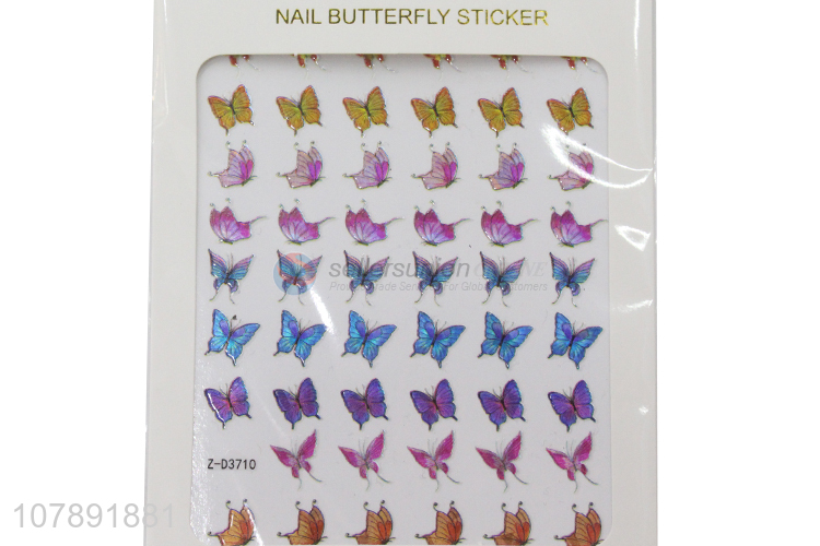 Low price waterproof long lasting nail decoration stickers