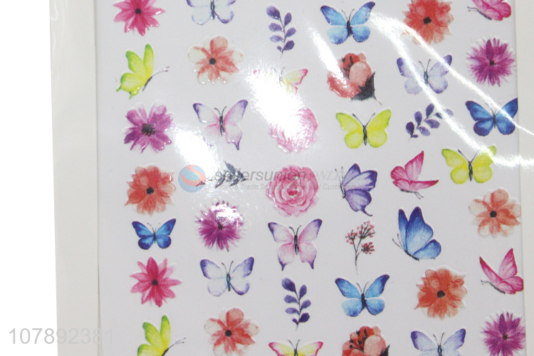 Factory direct sale multicolor women nail art stickers for decoration