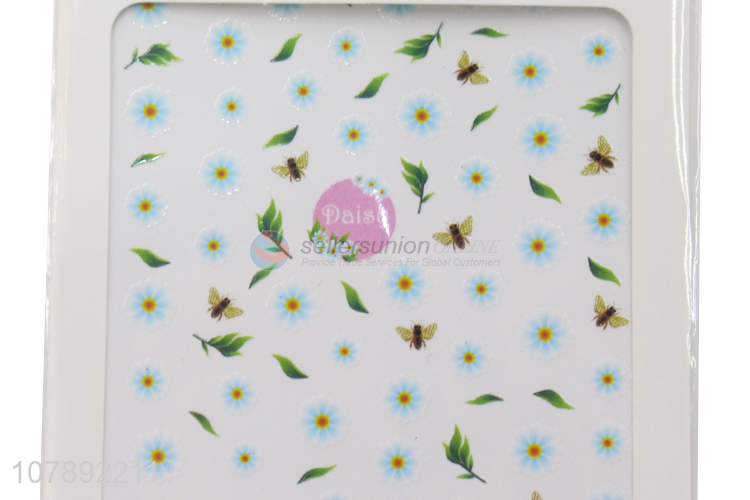 China products creative design mini nail wraps nail stickers