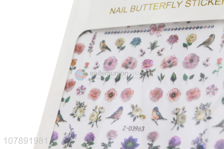 Good quality colourful creative design women nail art stickers
