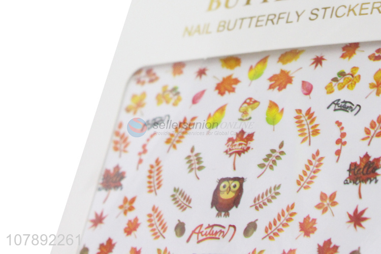 Hot selling creative design lady nail art stickers for decoration