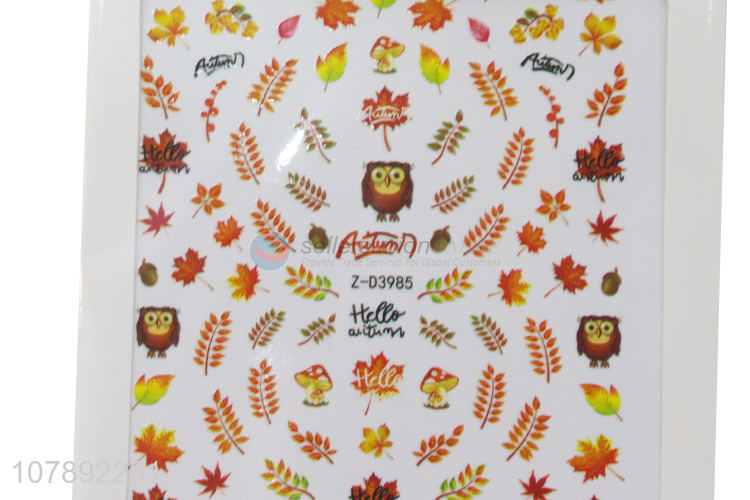 Hot selling creative design lady nail art stickers for decoration