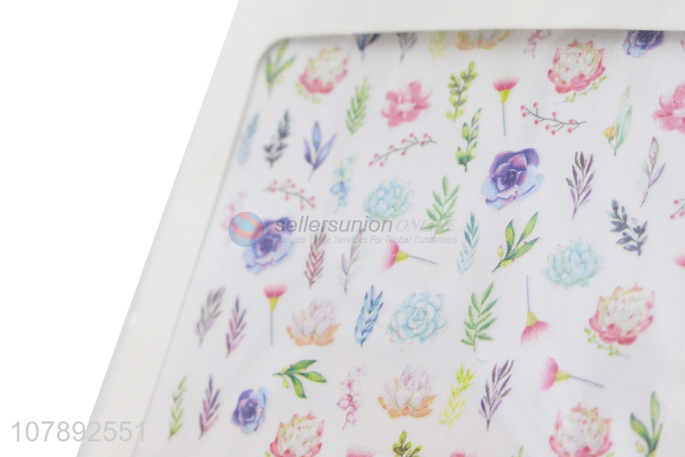 Hot products long lasting paper nail wraps nail art stickers