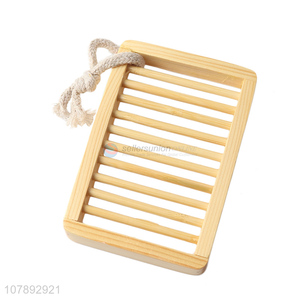 Online wholesale eco-friendly wooden soap dish holder tray for bathroom