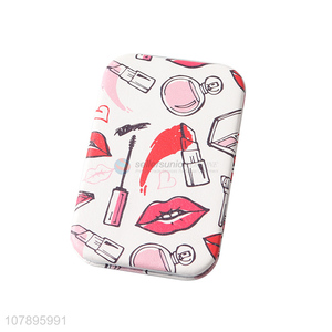 China manufacturer modern double-sided metal <em>makeup</em> mirror pocket <em>mirrors</em>