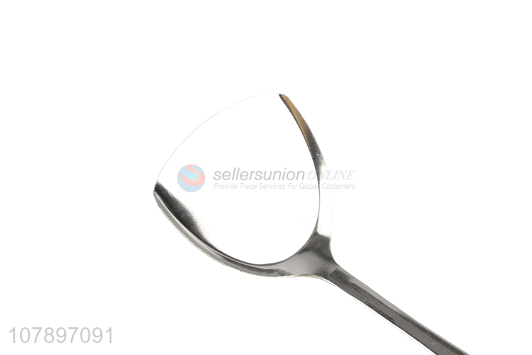Good wholesale price silver stainless steel cooking spatula