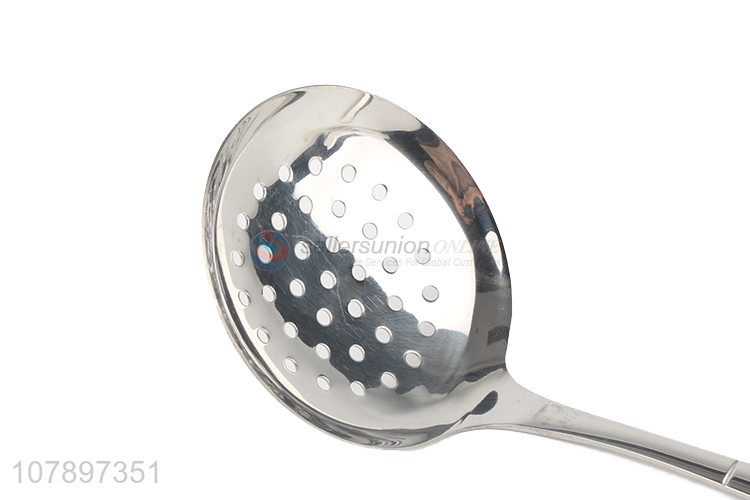 Hot selling silver chrysanthemum carving stainless steel colander