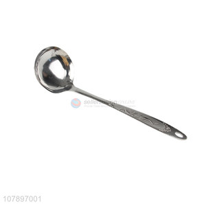 Hot selling silver spoon stainless steel hot <em>pot</em> <em>soup</em> ladle