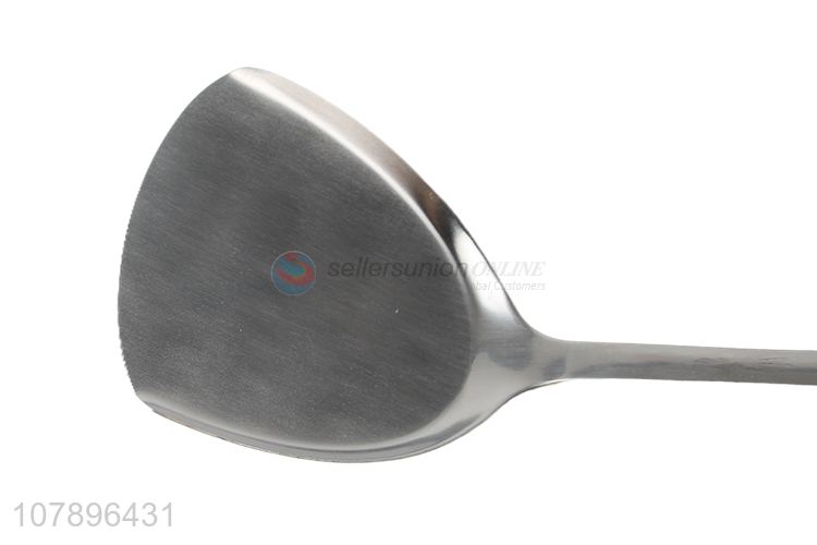 Wholesale silver stainless steel food grade spatula household kitchenware