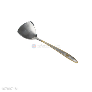 Low price silver carving long handle universal fried shovel