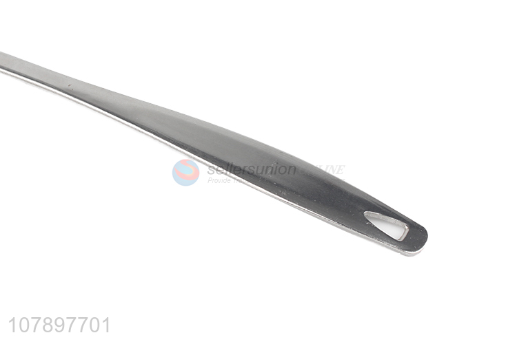 Hot selling silver stainless steel long handle large colander
