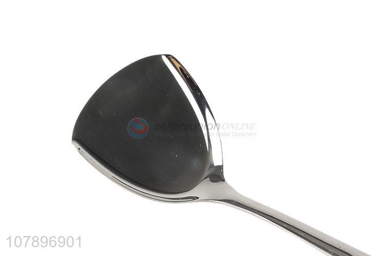 Good wholesale price silver stainless steel household cooking spatula