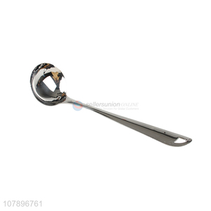 Wholesale silver stainless steel long handle hot <em>pot</em> <em>soup</em> spoon