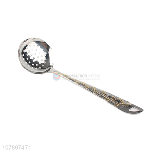 Factory wholesale silver stainless steel carved food-grade colander
