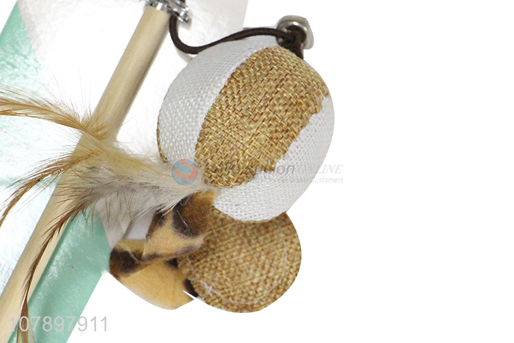 Online wholesale cat toys cat charmer wand feather teasing stick