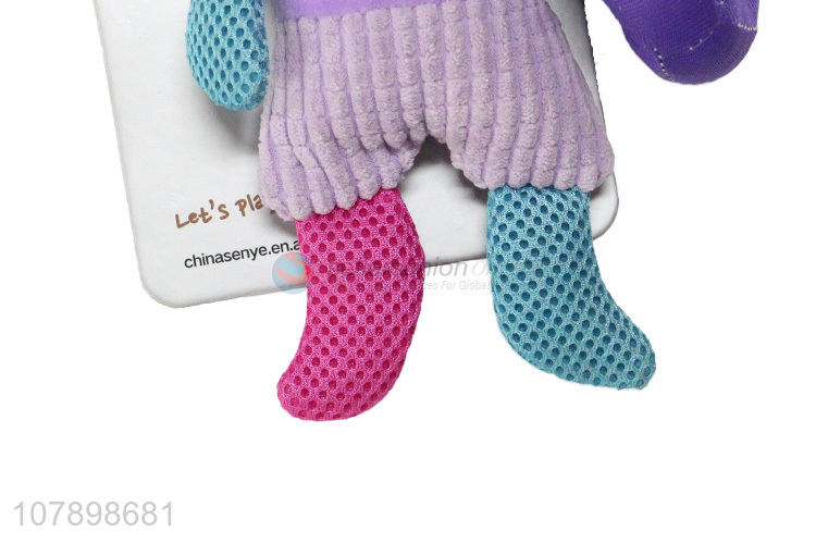 New style animal shape pets dogs chew plush toys with high quality
