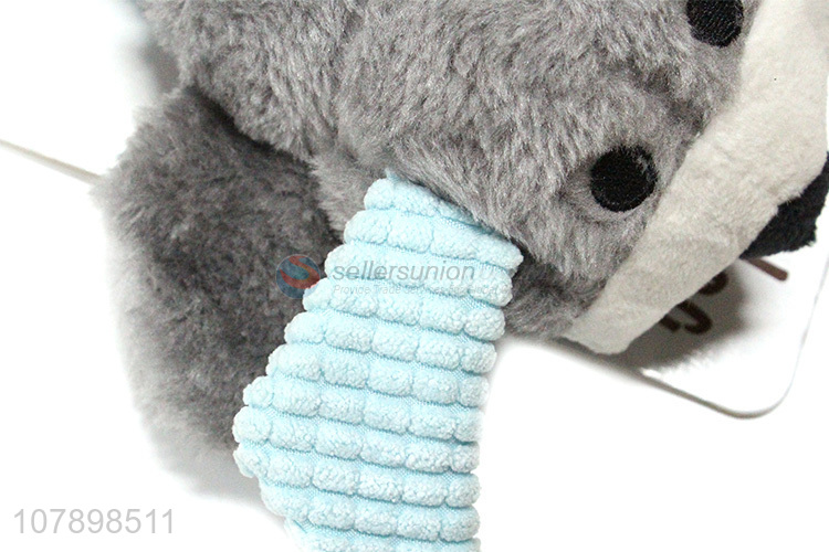 High quality soft dog shape pets chew toys plush toys for sale