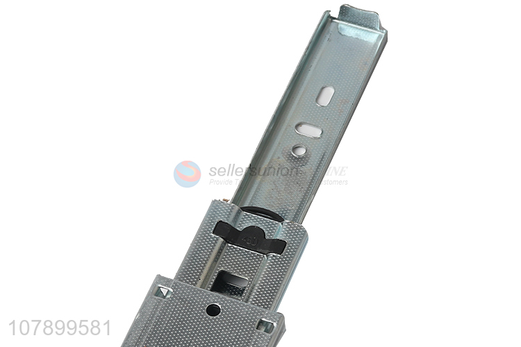 High quality silver metal three-section track hardware accessories
