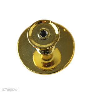 Factory wholesale golden zinc alloy single hole drawer handle