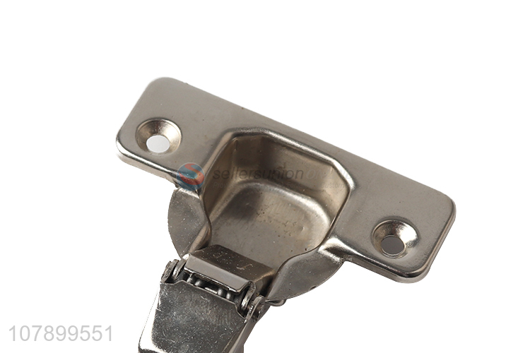 Hot selling silver metal iron hydraulic hinge for furniture