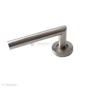 Good price silver metal room door right angle door handle wholesale