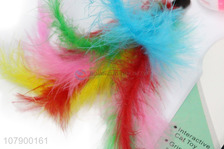 Factory Direct Pet Supplies Cat Toys Feather Cat Teaser