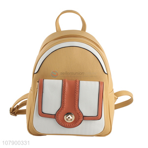 Fashion Style PU Backpack Casual Shoulders Bag For Girls