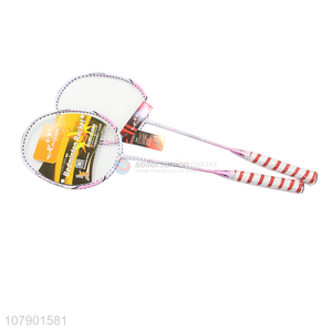 Factory supply fashion lightweight aluminum <em>badminton</em> <em>racket</em> for training