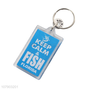 High Quality Acrylic Key Chain Custom Key Tag Keychain